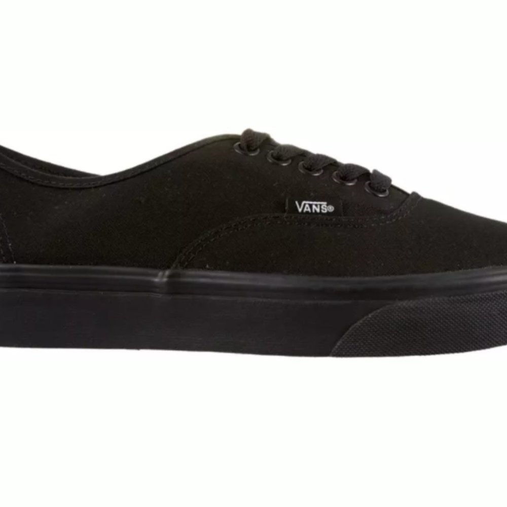 New Without Box Men Vans Authentic Shoes Black/Black Sz. 8